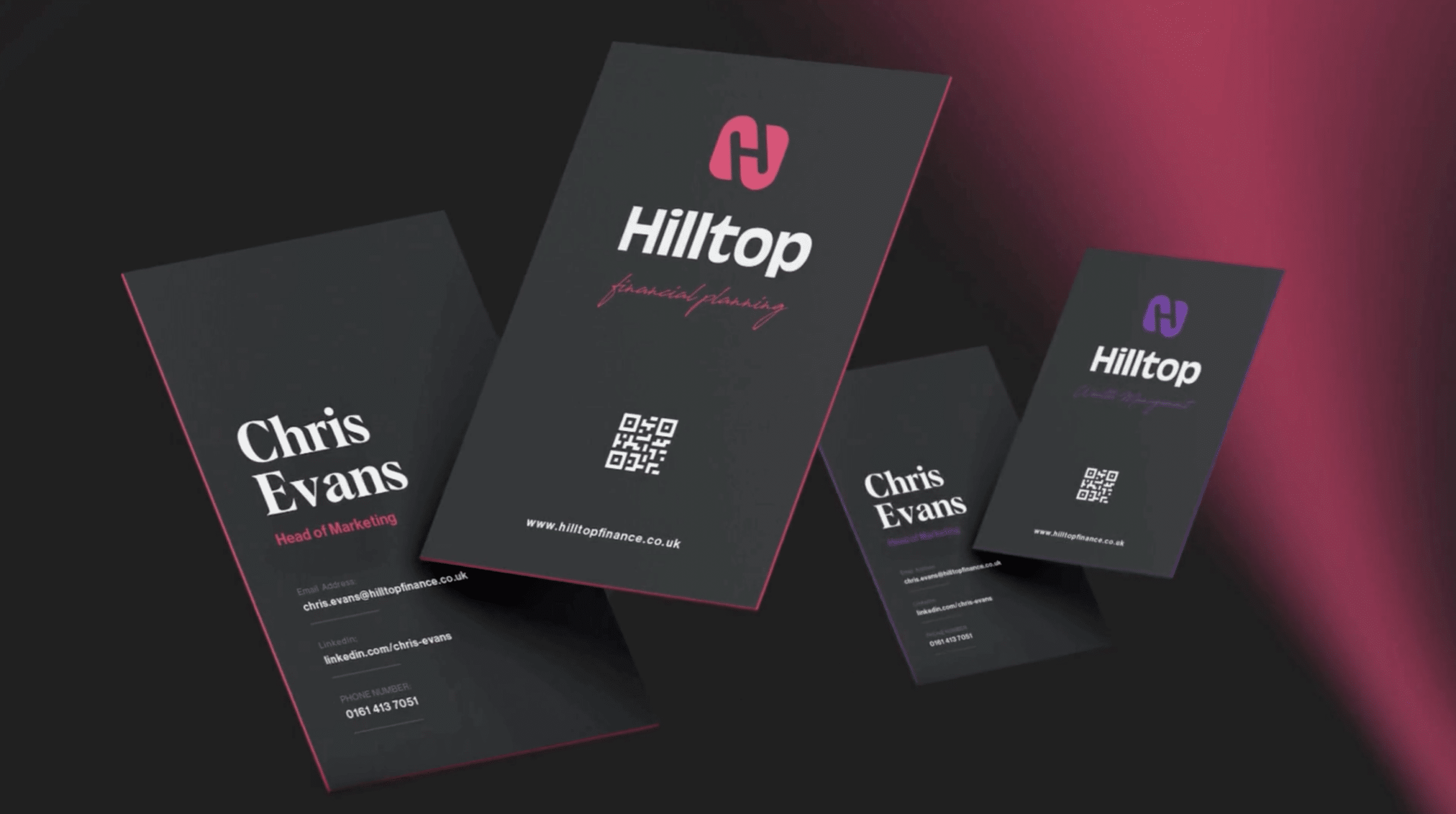 Hilltop Finance Business Cards